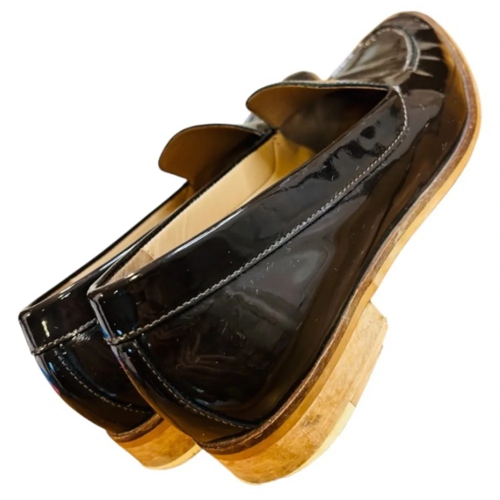 Everlane The Modern Loafer Women’s Brown Patent Leather Loafers Size 9 1/2
